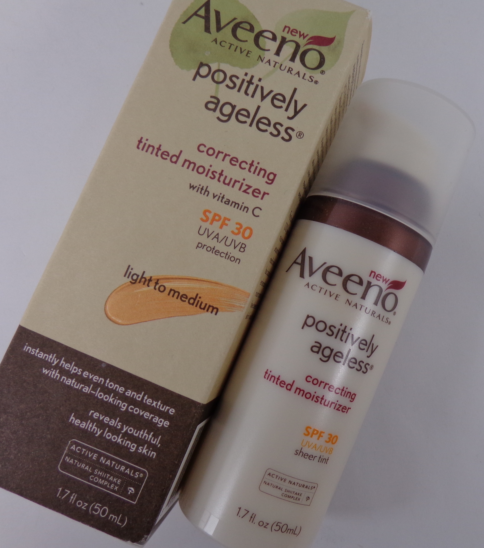 Review: Aveeno Positively Ageless Correcting Tinted Moisturizer - My Highest Self