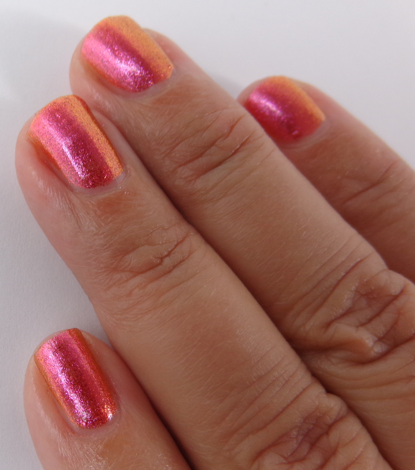 Swatch & Review: New! Sally Hansen Lustre Shine Nail Color - Lava - My  Highest Self