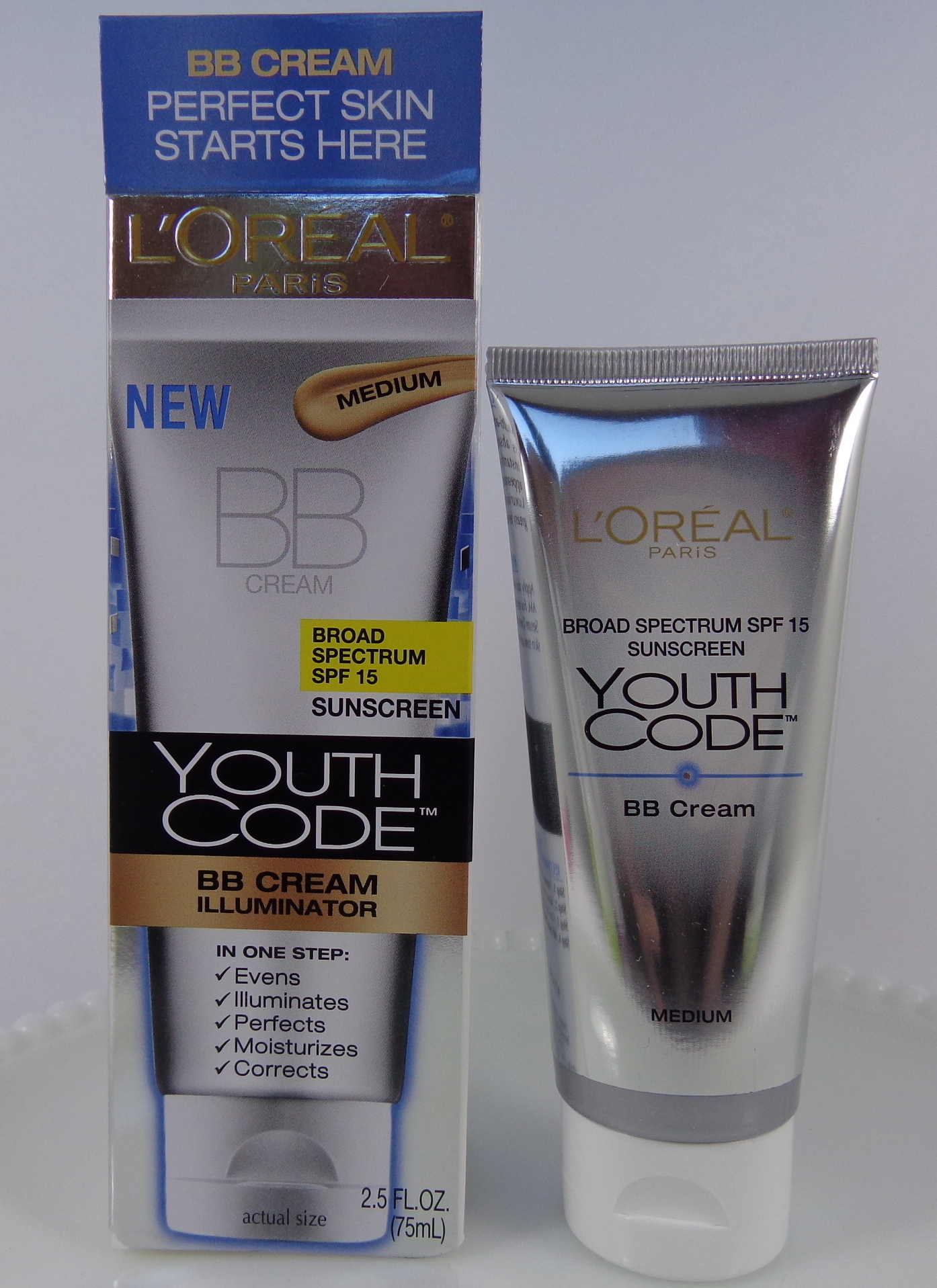 L'Oreal Paris Youth Code BB Cream Illuminator, Medium 