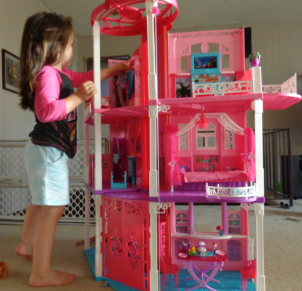 barbie dreamhouse with elevator 2013