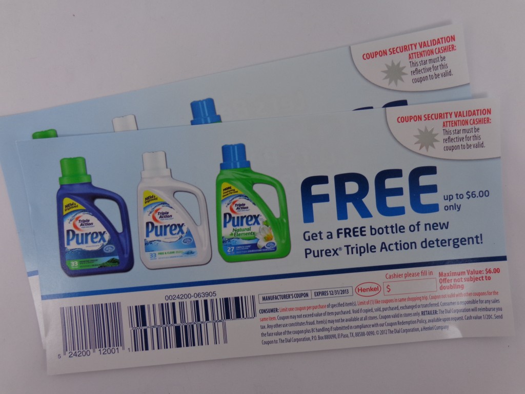 *CLOSED* Giveaway:  Purex FREE Product Coupons
