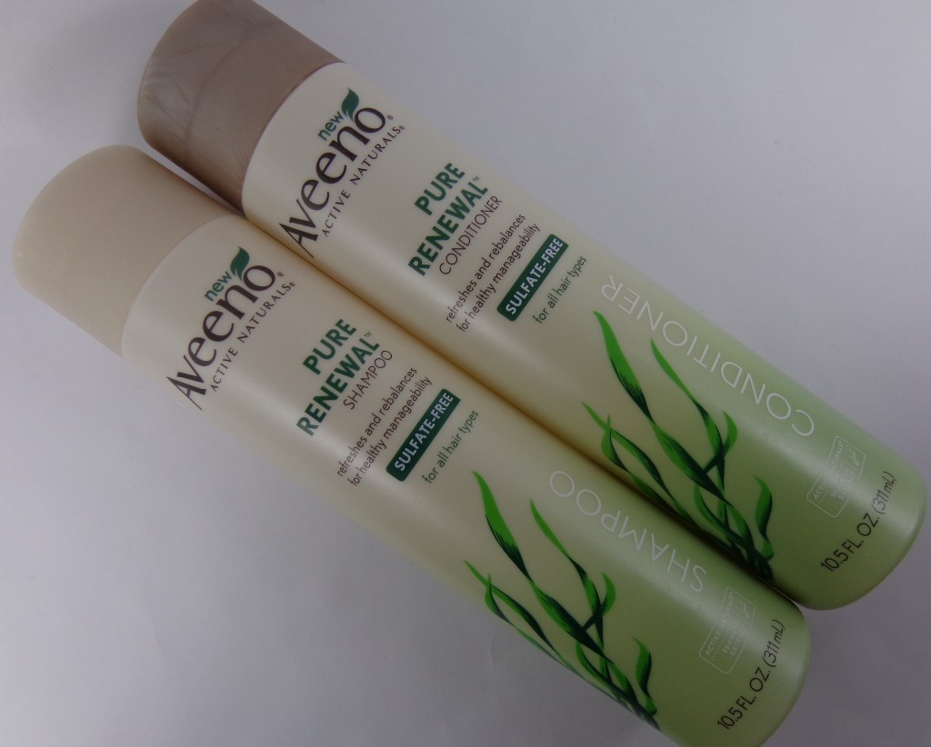Review:  Aveeno Pure Renewal Shampoo & Conditioner