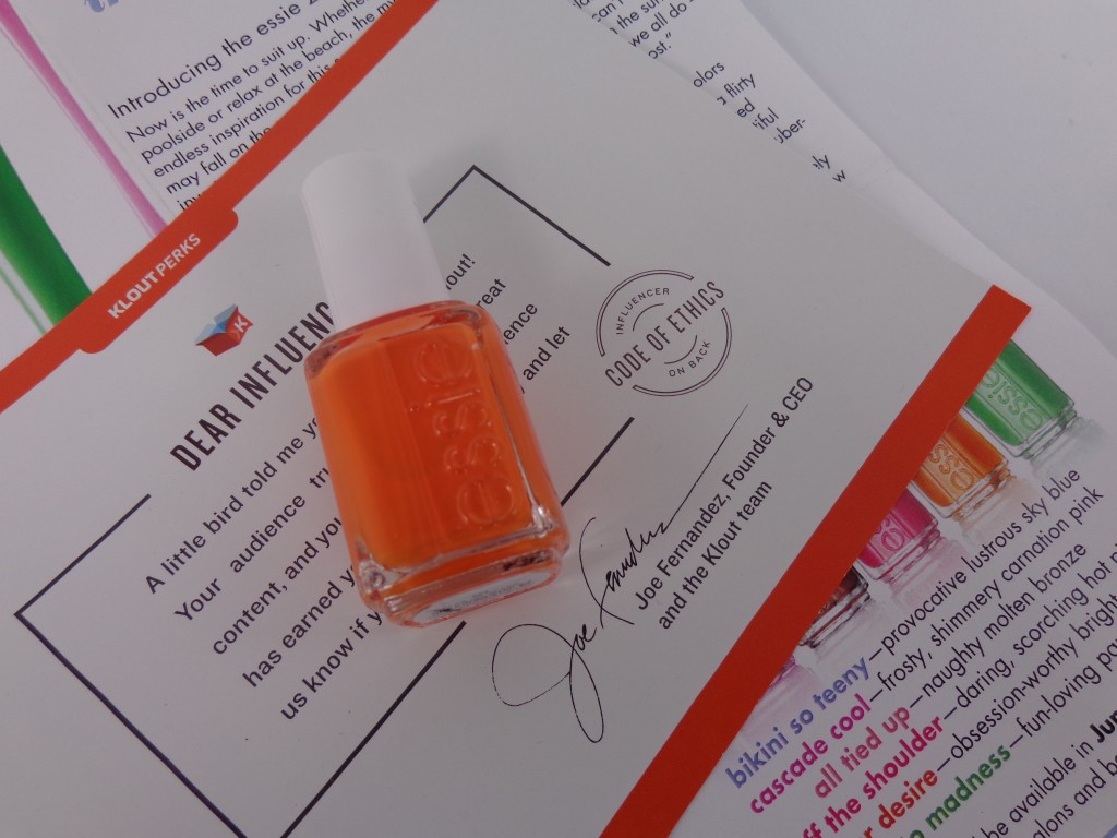 Essie Klout Perks, Free Smashbox, and More!