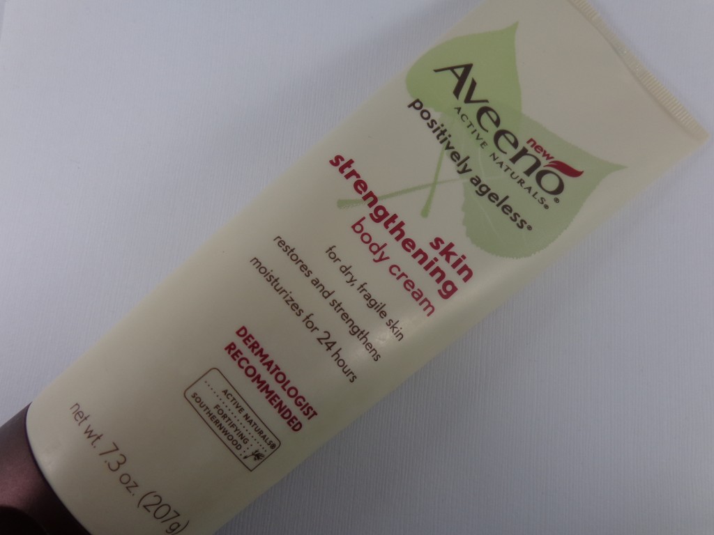 Review:  Aveeno Positively Ageless Skin Strengthening Body Cream