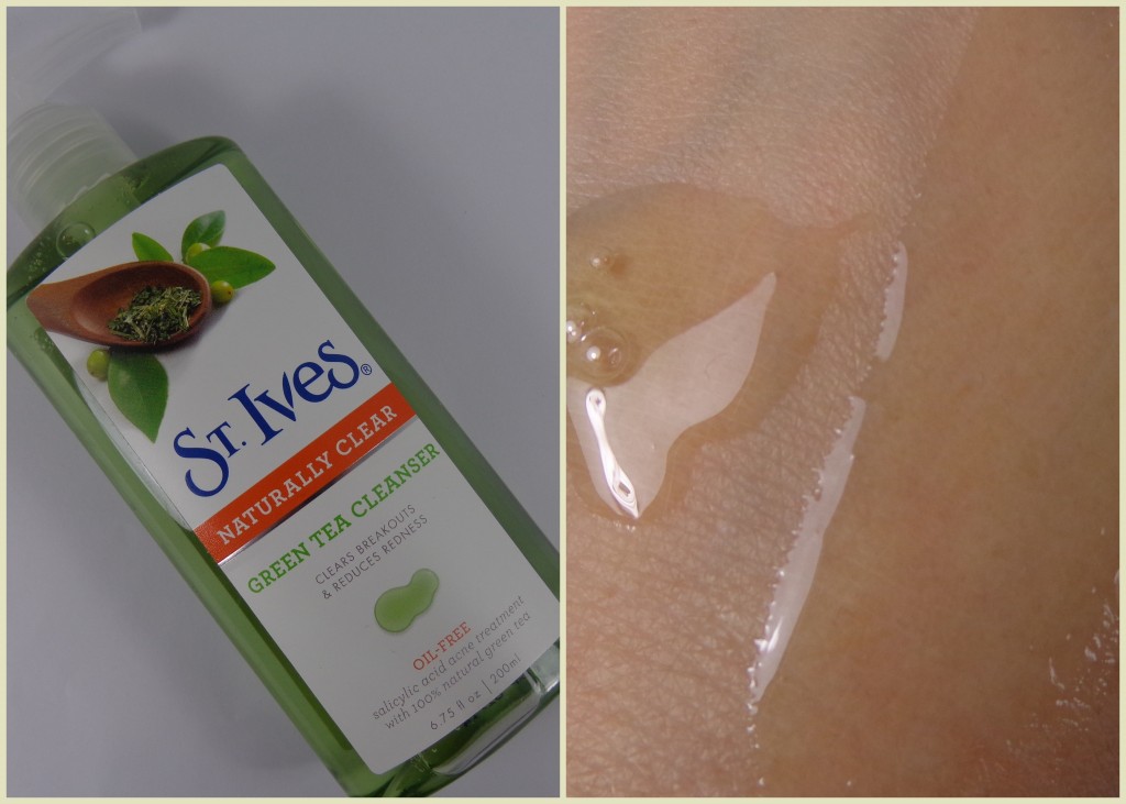 Review:  St. Ives Naturally Clear Green Tea Cleanser & Green Tea Scrub