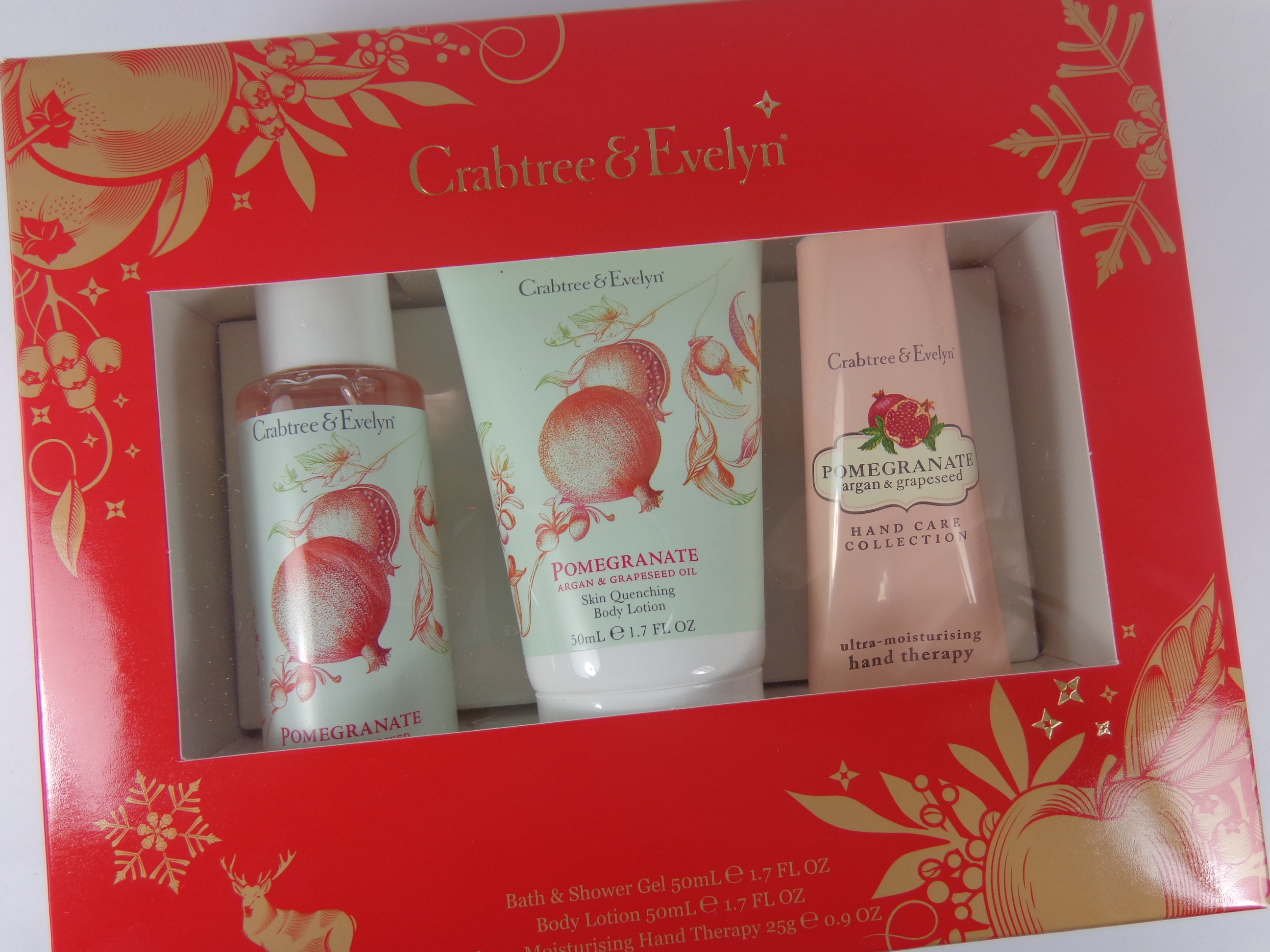 Crabtree & Evelyn Little Luxuries – Pomegranate, Argan & Grapeseed Oil #HolidayGiftGuide