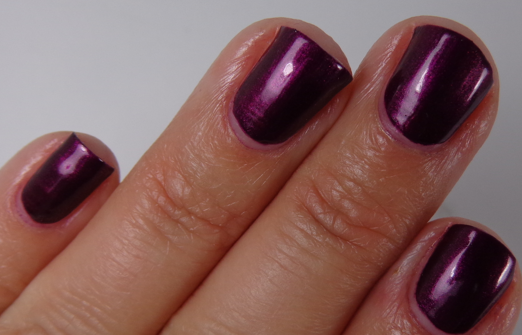 purple nail swatch