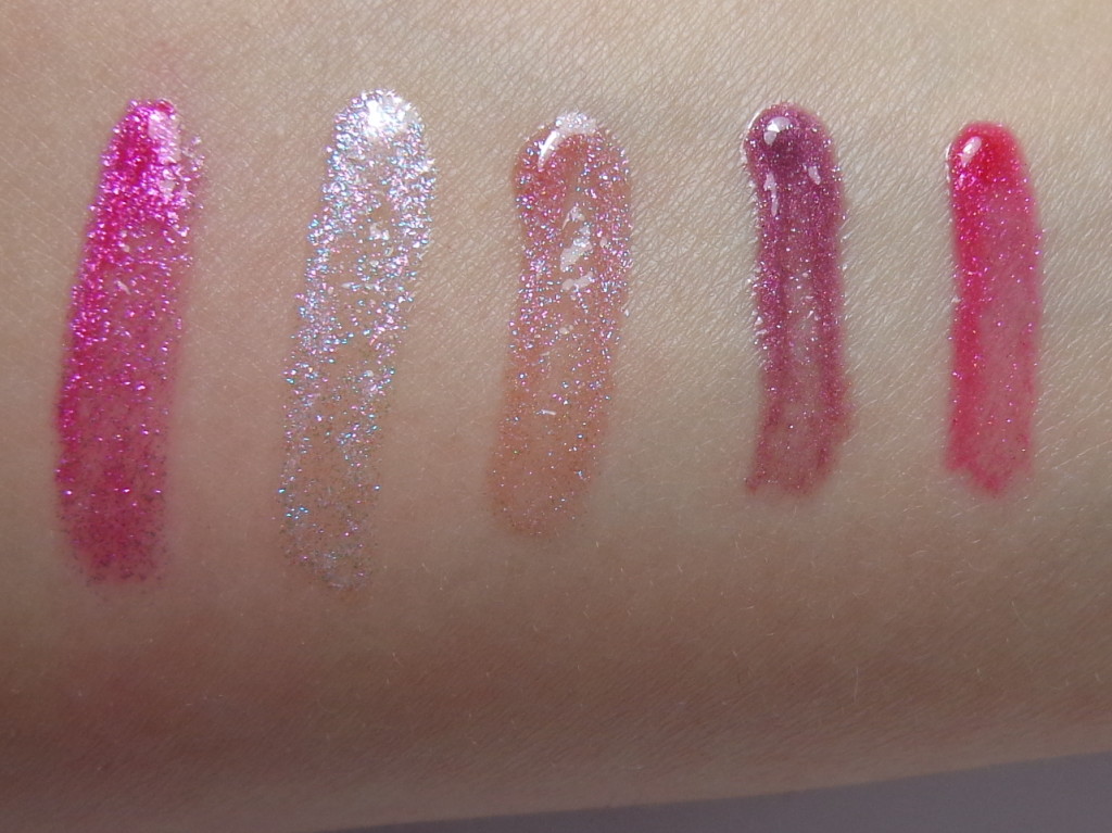 avon lip gloss swatches review