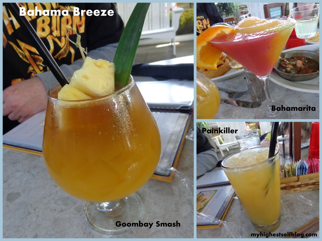 Bahama Breeze cocktails