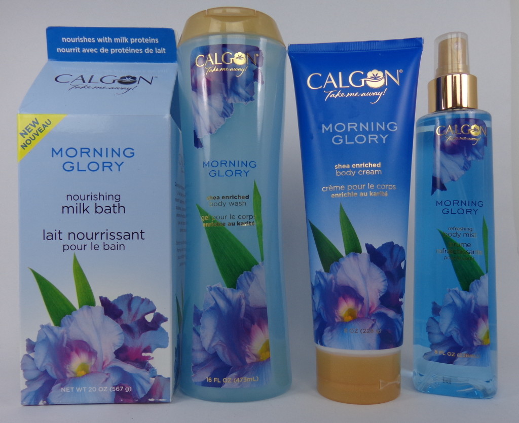 calgon morning glory, bath and body gifts