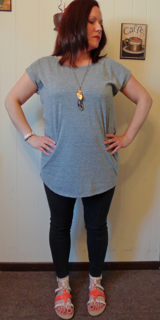 Outfit Post:  Gray Needs Orange