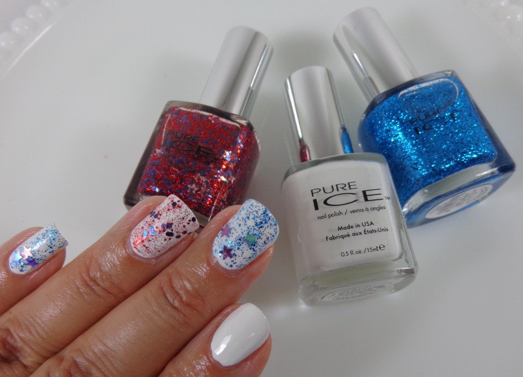 4th of July Manicure with Pure Ice Nail Polish