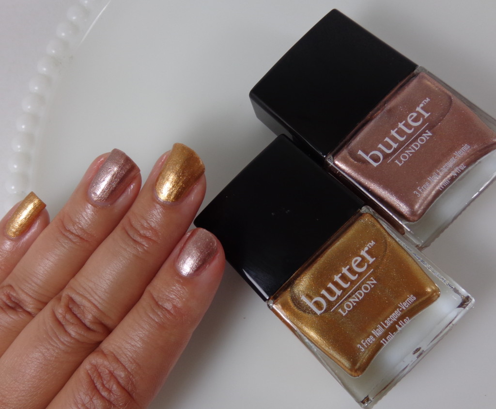 Mixed Metal Mani with butter LONDON