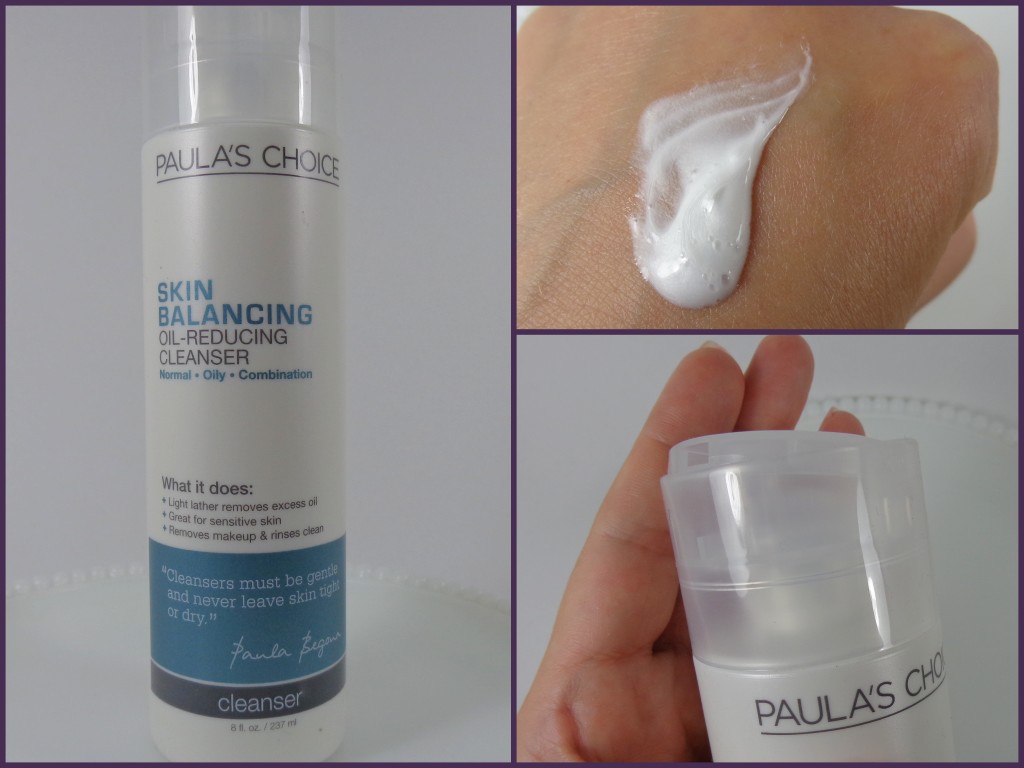 Review:  Paula’s Choice Skin Balancing Oil-Reducing Cleanser and Ultra-Sheer Daily Defense SPF 30