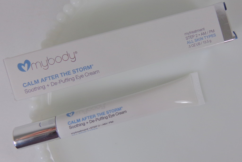 Review:  mybody Calm After the Storm Soothing + De-Puffing Eye Cream
