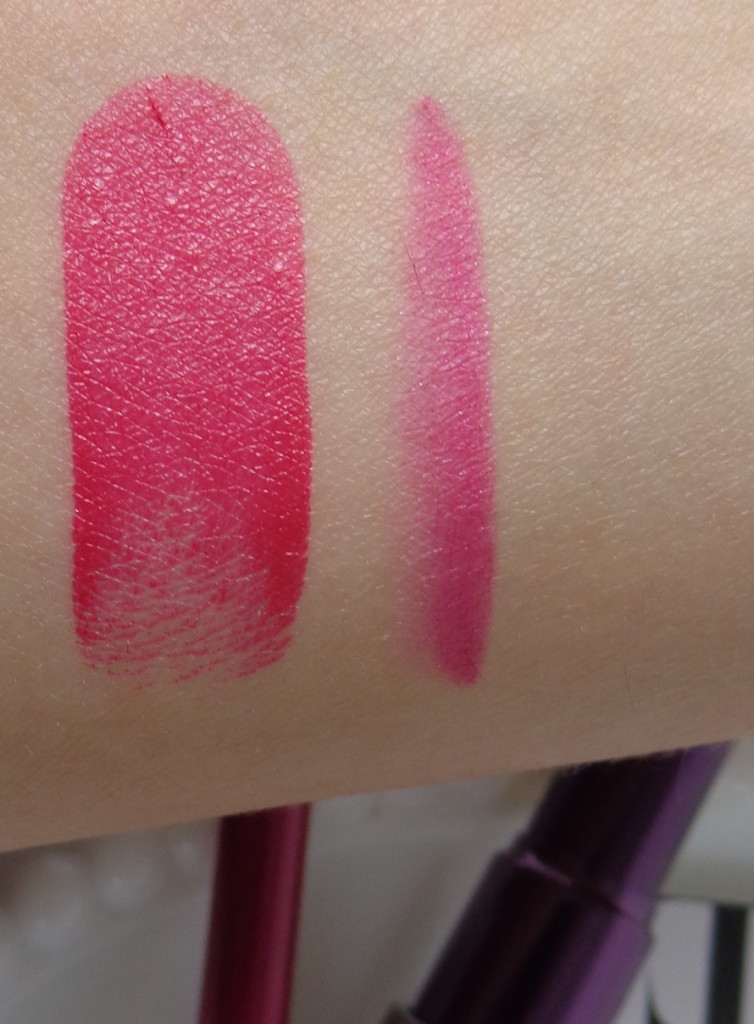 urban decay catfight swatch, jilted swatch