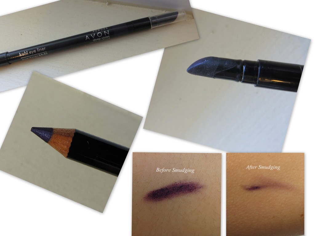 Swatch & Review:  Avon Kohl Eye Liner Pencil in Deep Violet