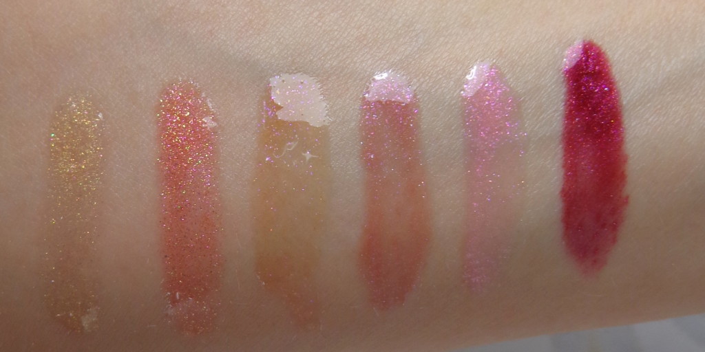 bareMinerals Show Me The Shimmer Swatches