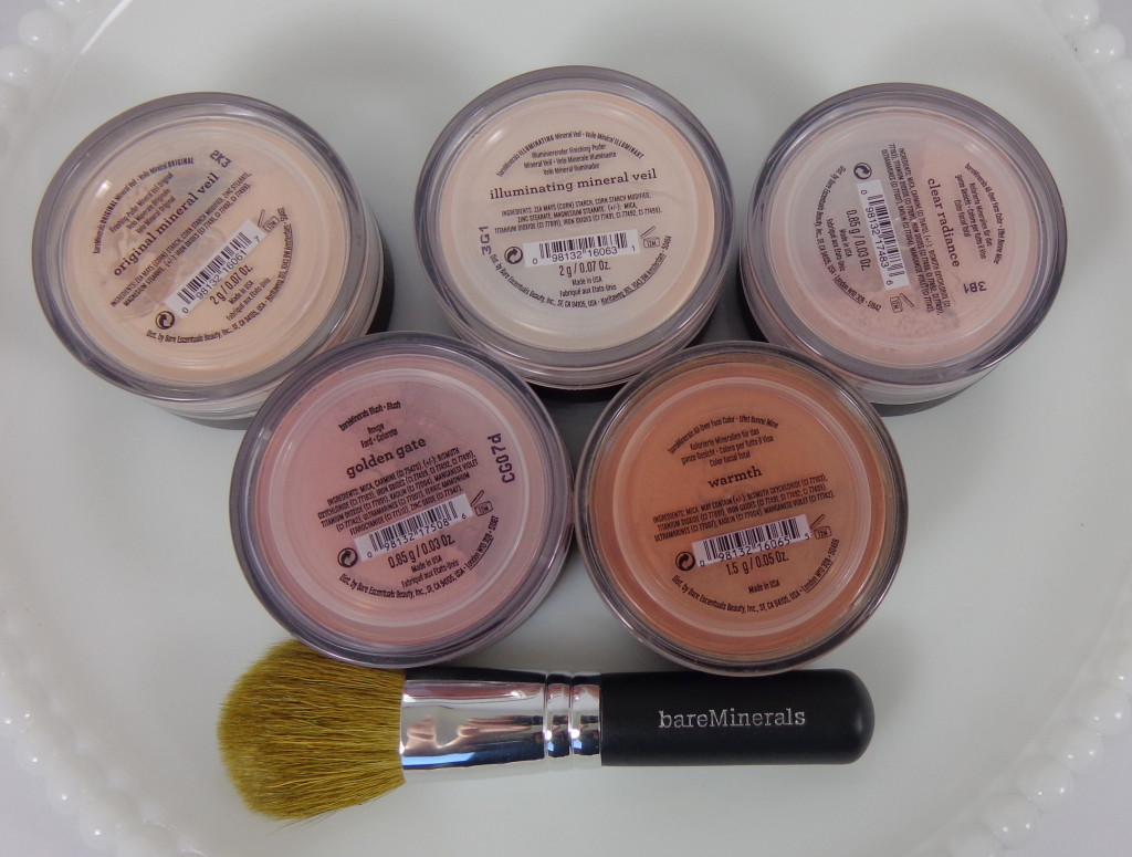 bareMinerals Mineral Veil, All-Over Face Color, Blush, Brush