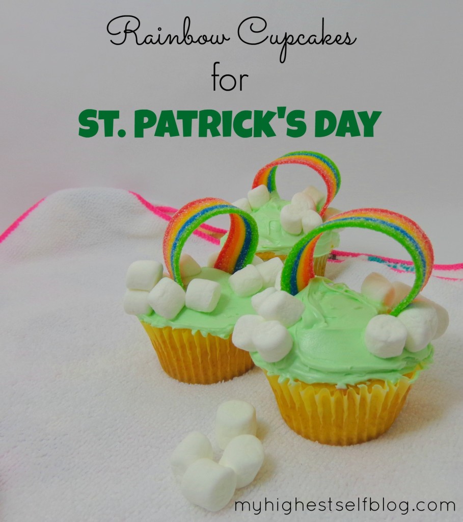 Foodie Friday: Rainbow Cupcakes for St. Patrick’s Day