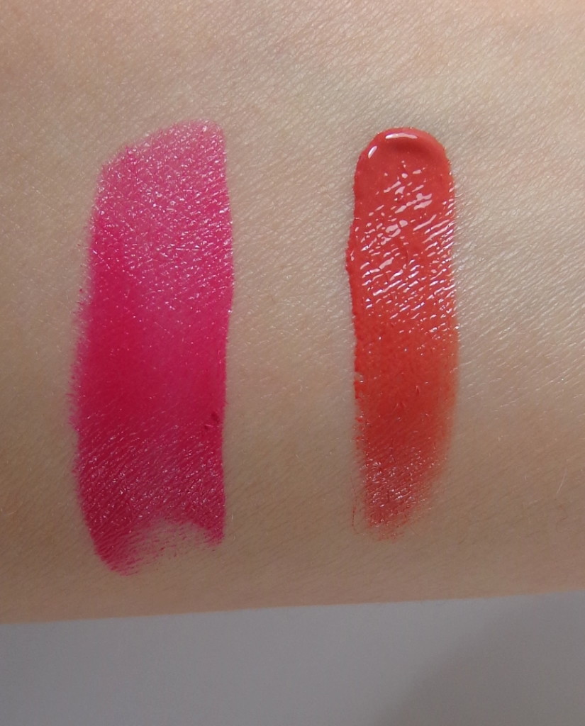 Shiseido Perfect Rouge Lacquer Rouge Lipstick Swatches