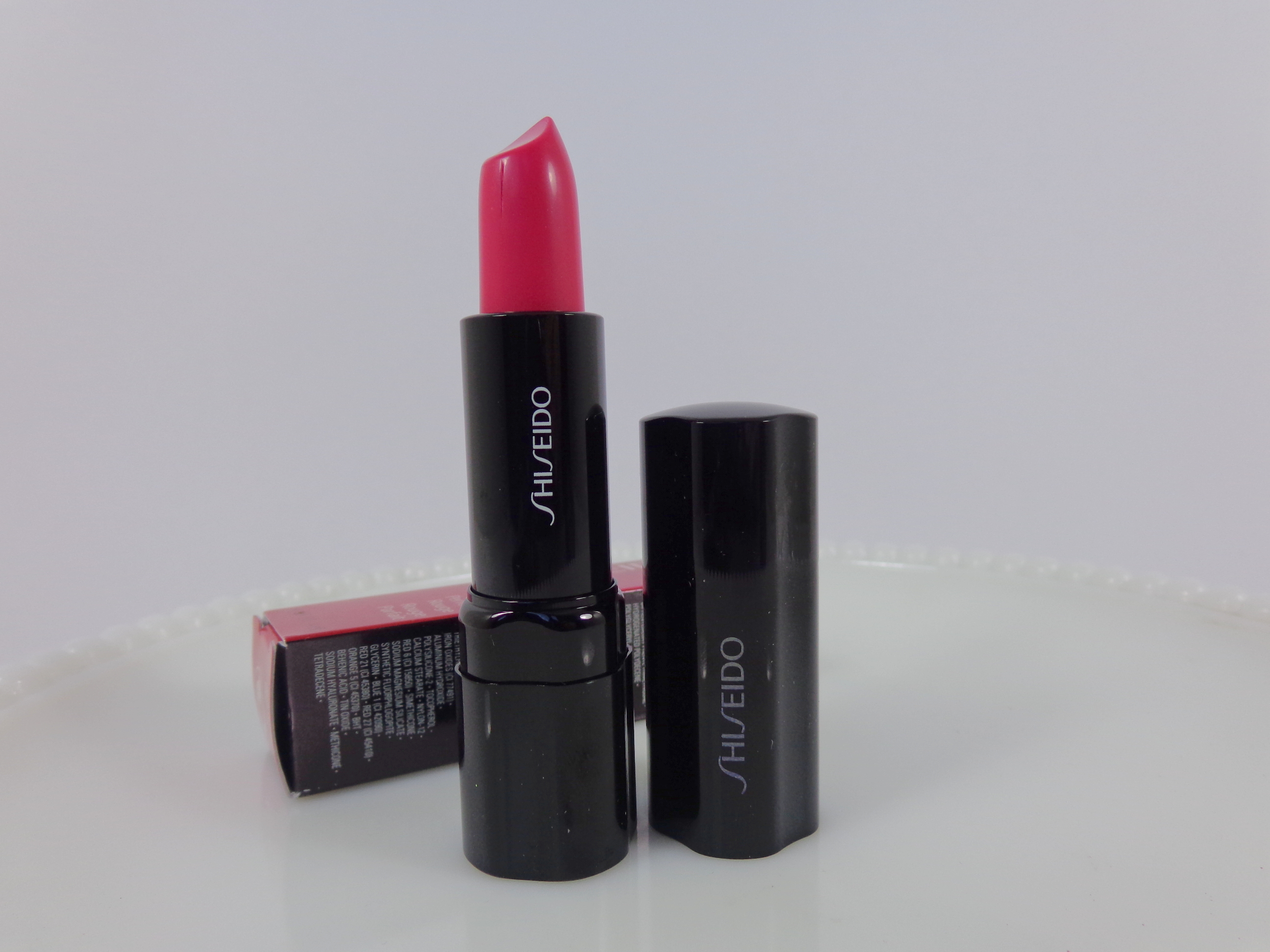Swatch Review  Shiseido  Perfect Rouge and Lacquer Rouge 