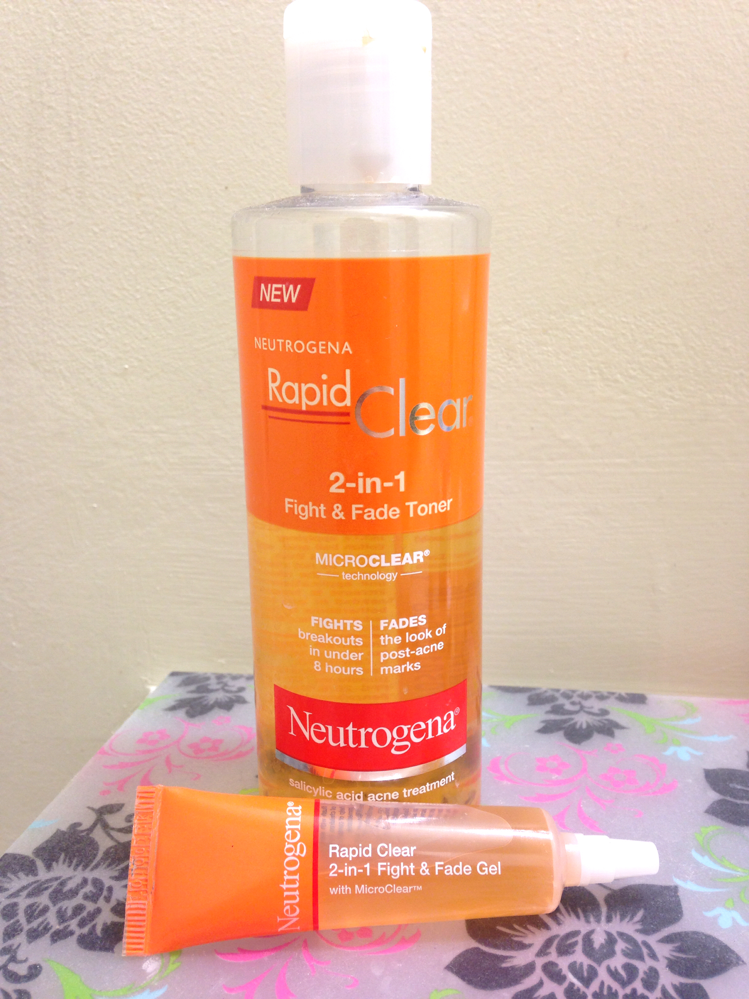 Review: Neutrogena Fight & Fade 2-in-1 Toner and 2-in-1 Fight & Fade Gel