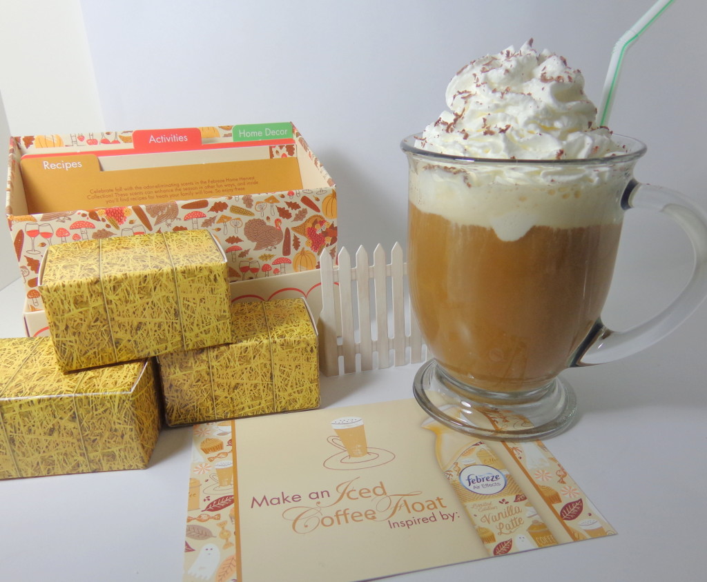 Iced Coffee Float Inspired by #FebrezeFall Home Harvest Collection