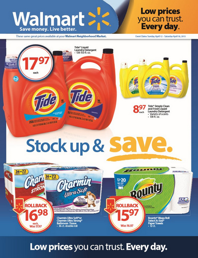 Stock Up and Save Event at Walmart PLUS $25 Walmart Gift Card Giveaway