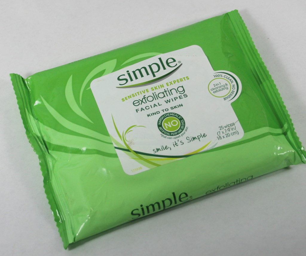 Review: Simple Exfoliating Facial Wipes