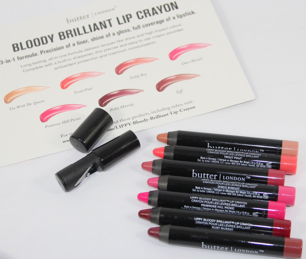 butter LONDON Bloody Brilliant Lip Crayons