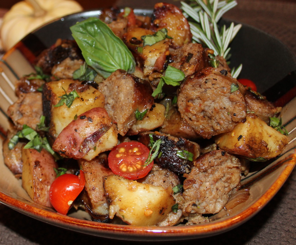 Quick, Easy Meal for Fall:  Rustic Italian Sausage and Potatoes