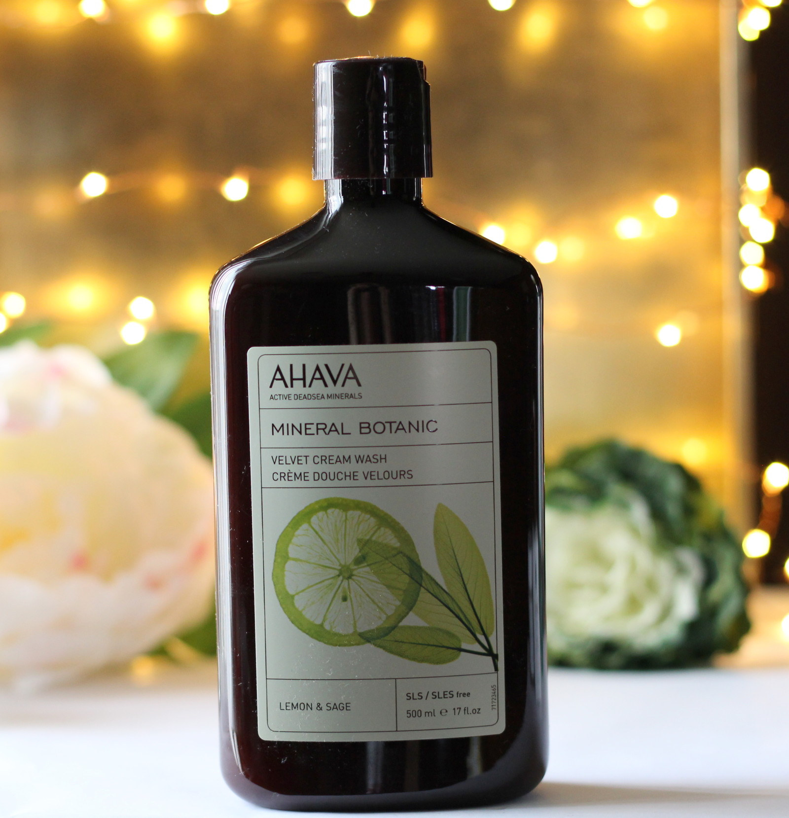 AHAVA Mineral Botanic Velvet Cream Wash, Body Lotion, Rich Body Butter & Hand Cream – Lemon & Sage