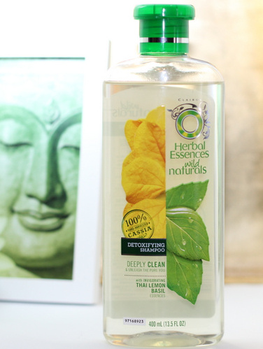 Herbal Essences Wild Naturals Detoxifying Shampoo with Thai Lemon Basil