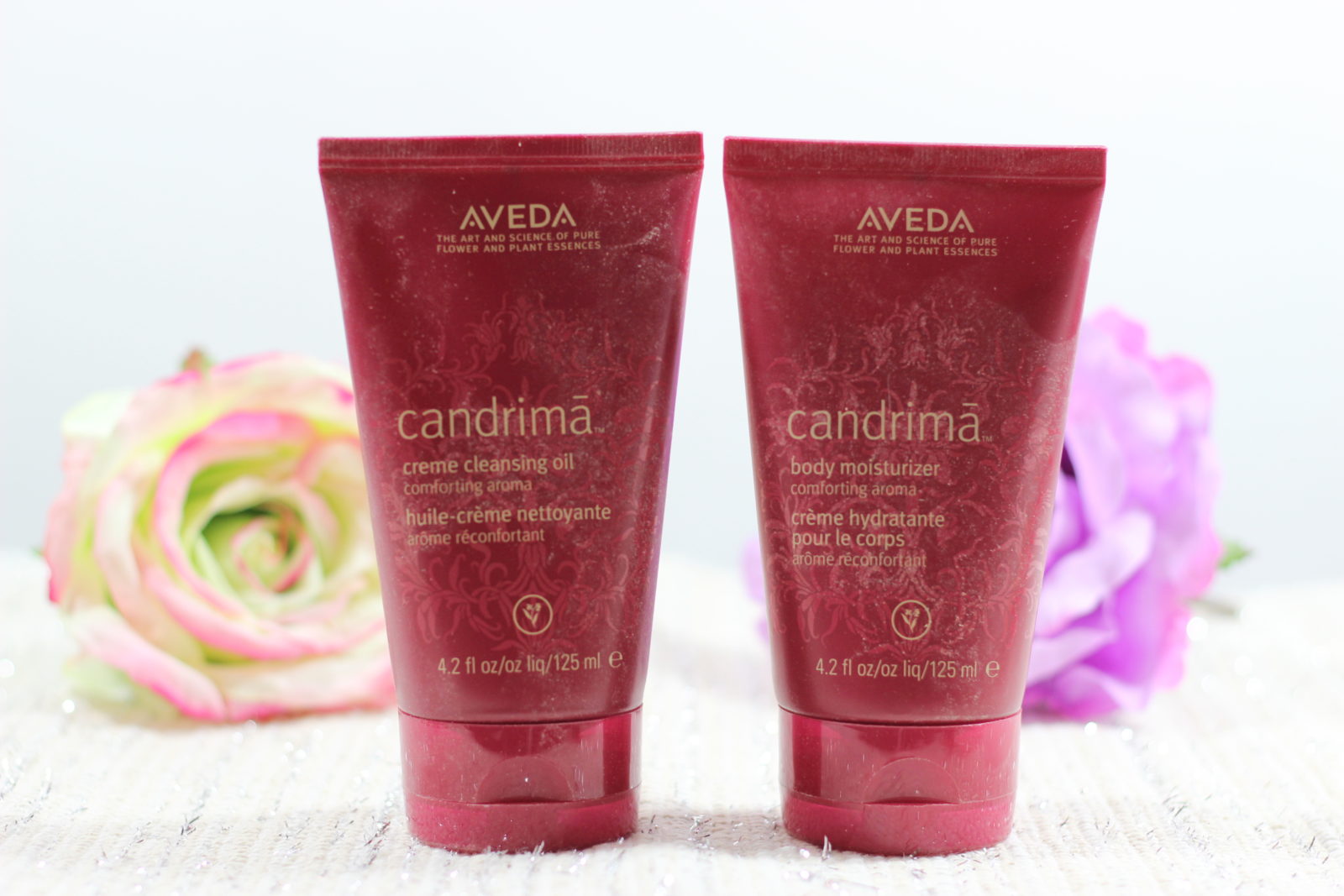 Aveda Candrima Creme Cleansing Oil and Body Moisturizer