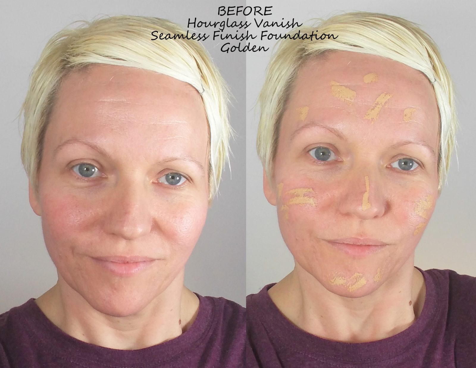 Hourglass Vanish Foundation Before and After Photos