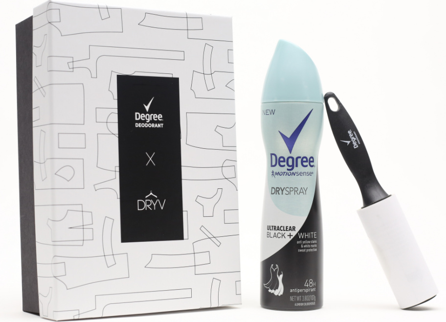 FREE Degree UltraClear Black + White Dry Spray