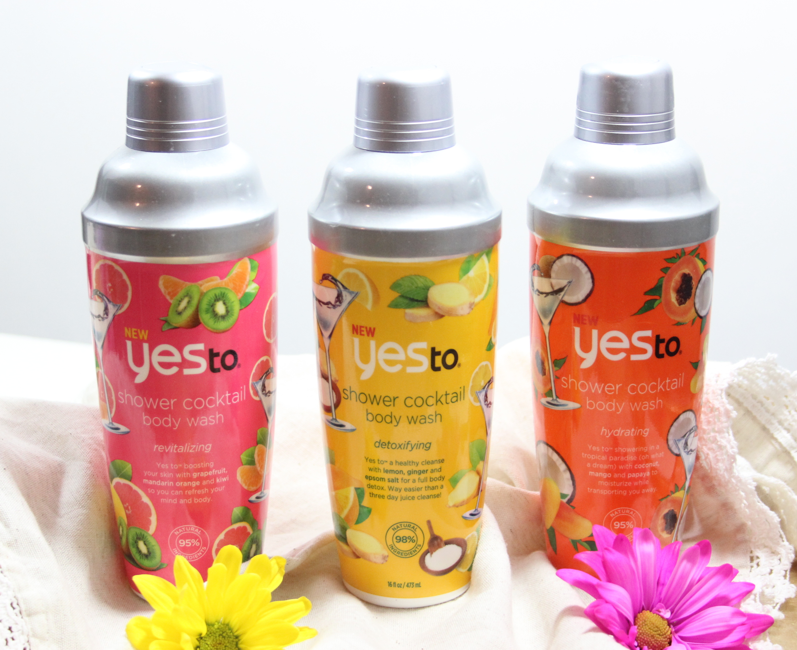 Yes To Shower Cocktail Body Wash Collection